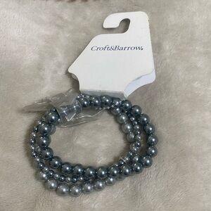 NWT Croft & Barrow Silver Bracelet